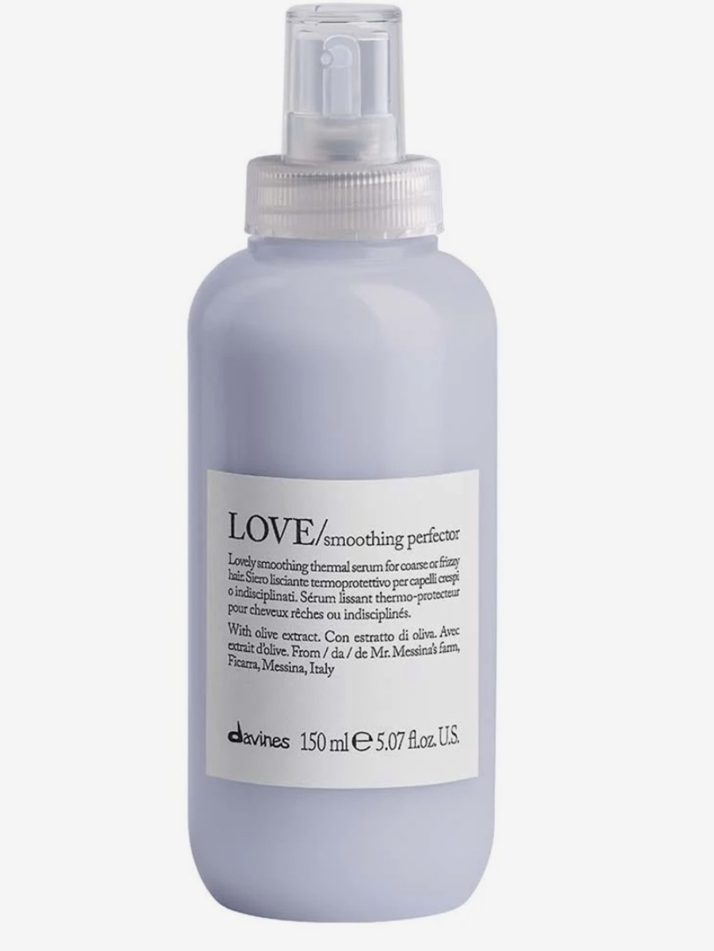 Davines LOVE Smoothing Heat Protectant Serum For Frizzy Hair New FullSz
